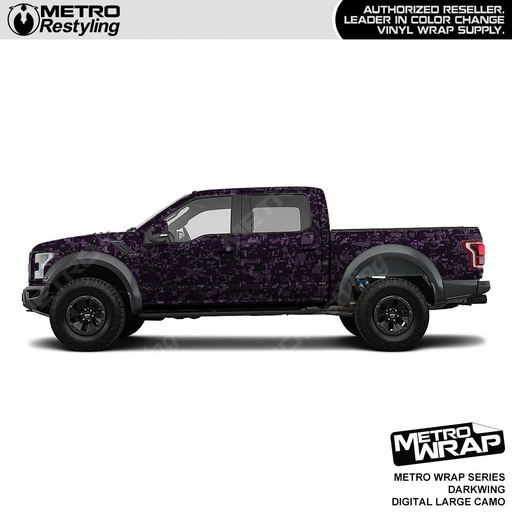 Metro Wrap Large Digital Darkwing Camouflage Vinyl Film