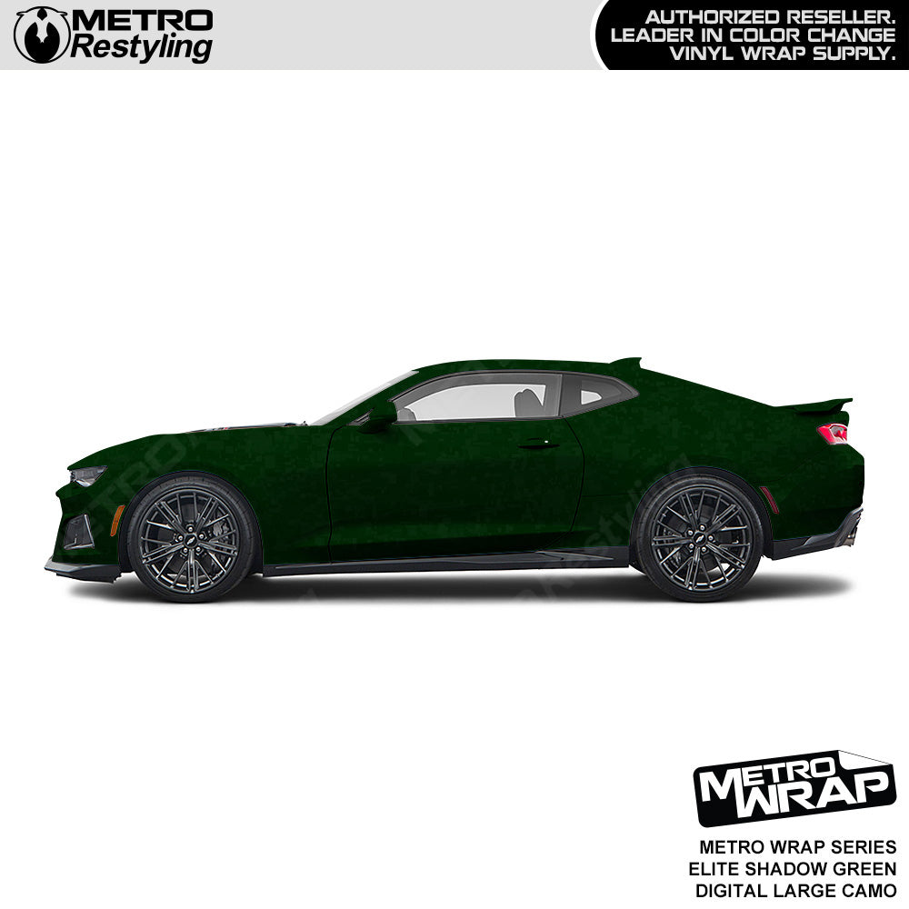 Metro Wrap Large Digital Elite Shadow Green Camouflage Vinyl Film