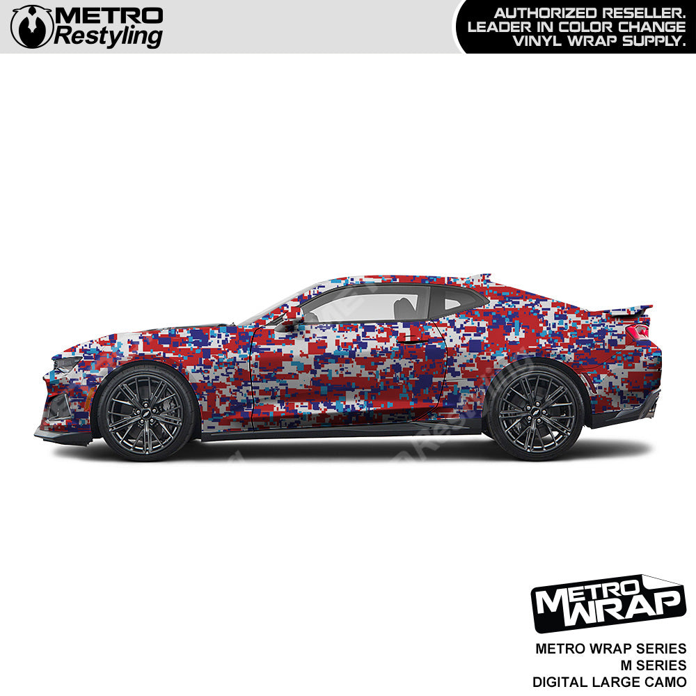 Metro Wrap Large Digital M Series Camouflage Vinyl Film