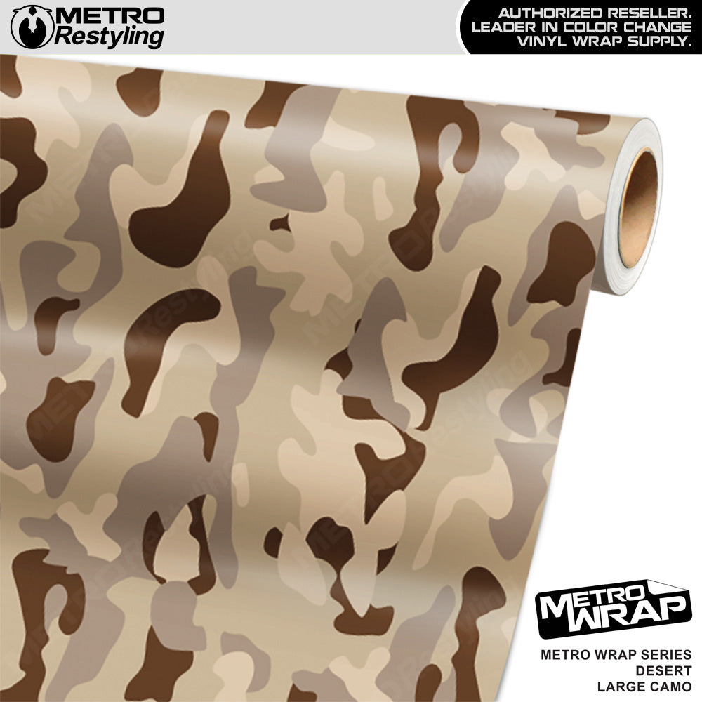 Metro Wrap Large Classic Desert Camouflage Vinyl Film