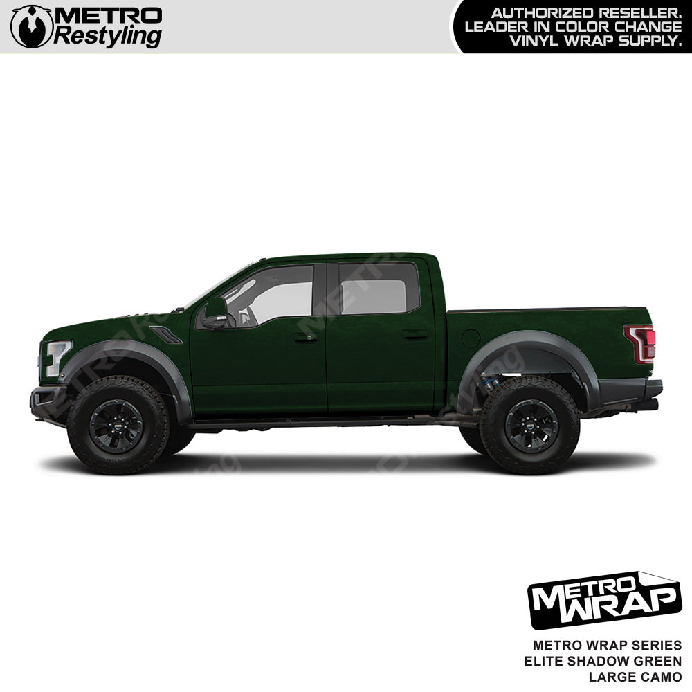 Metro Wrap Large Classic Elite Shadow Green Camouflage Vinyl Film