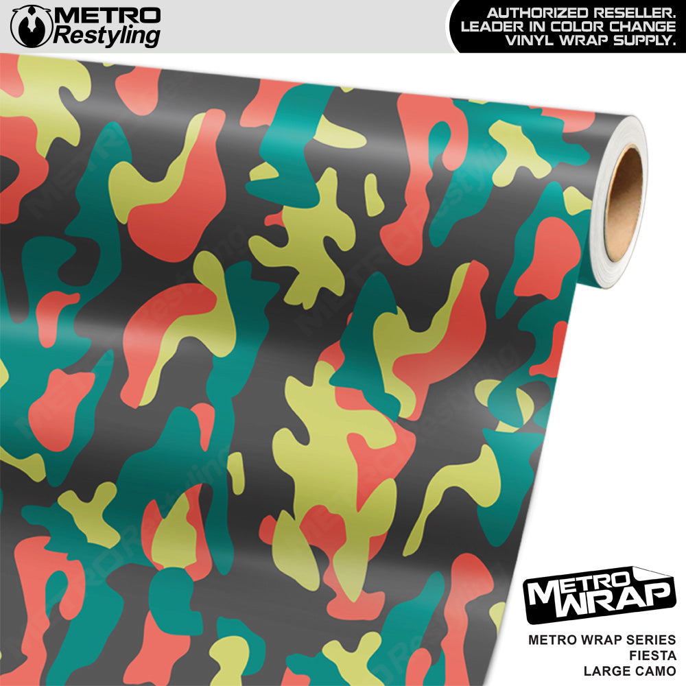 Metro Wrap Large Classic Fiesta Camouflage Vinyl Film