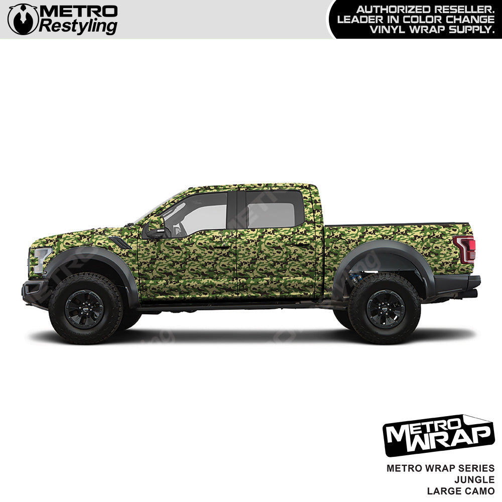 Metro Wrap Large Classic Jungle Camouflage Vinyl Film