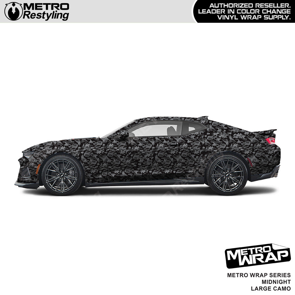 Metro Wrap Large Classic Midnight Camouflage Vinyl Film