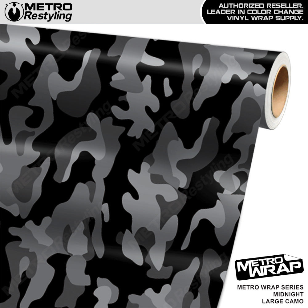 Metro Wrap Large Classic Midnight Camouflage Vinyl Film