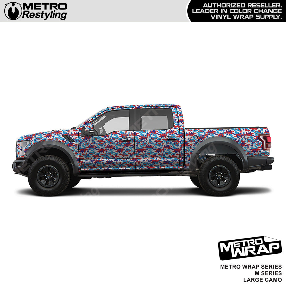 Metro Wrap Large Classic M Series Camouflage Vinyl Film