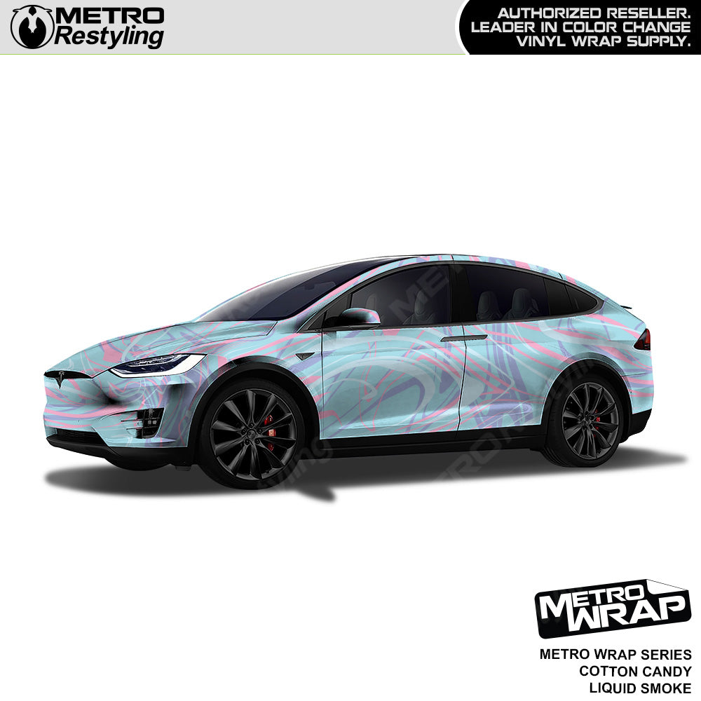 Metro Wrap Liquid Smoke Cotton Candy Vinyl Film
