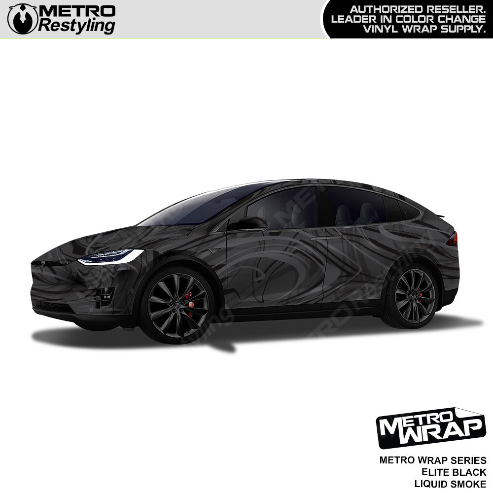 Metro Wrap Liquid Smoke Elite Black Vinyl Film