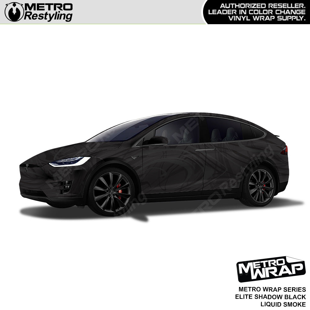 Metro Wrap Liquid Smoke Elite Shadow Black Vinyl Film