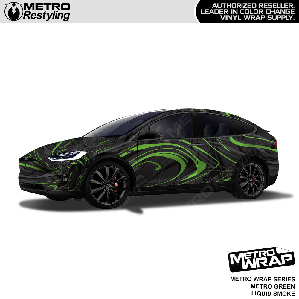 Metro Wrap Liquid Smoke Metro Green Vinyl Film