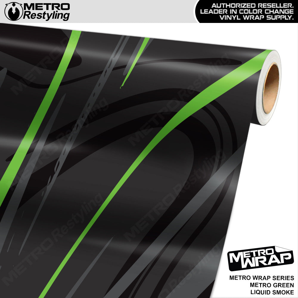 Metro Wrap Liquid Smoke Metro Green Vinyl Film