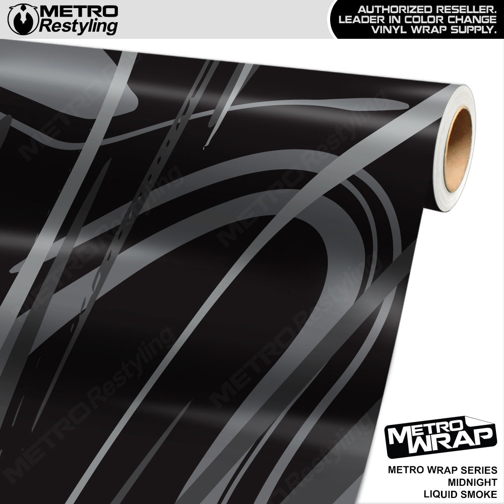 Metro Wrap Liquid Smoke Midnight Vinyl Film