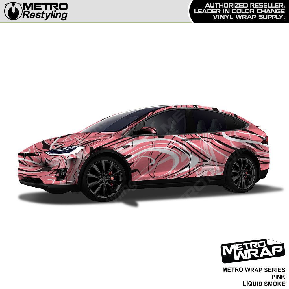 Metro Wrap Liquid Smoke Pink Vinyl Film