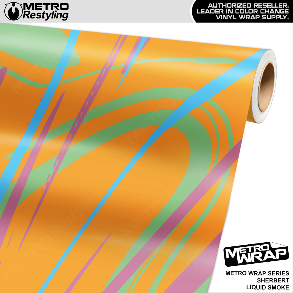 Metro Wrap Liquid Smoke Sherbert Vinyl Film
