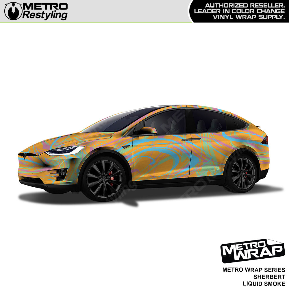 Metro Wrap Liquid Smoke Sherbert Vinyl Film