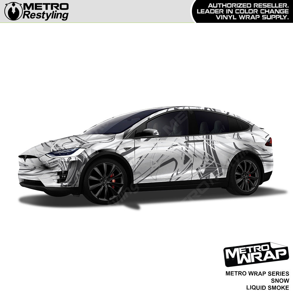 Metro Wrap Liquid Smoke Snow Vinyl Film