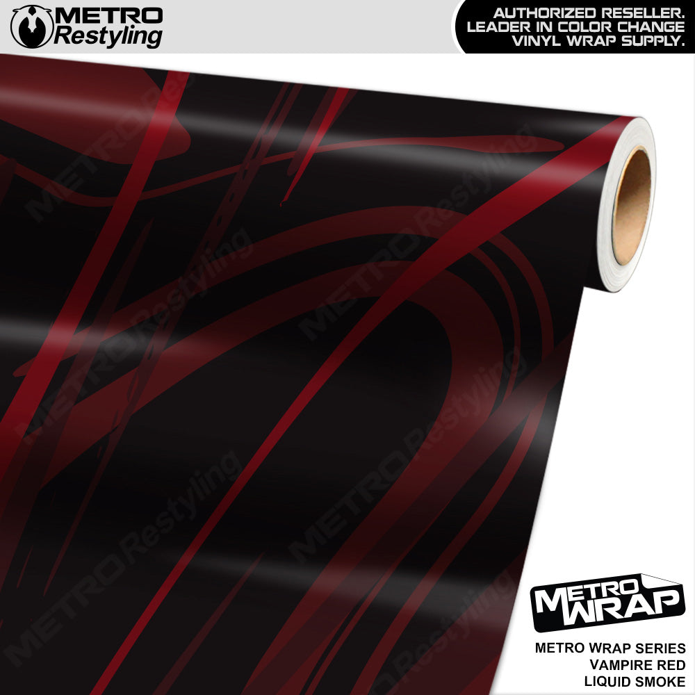 Metro Wrap Liquid Smoke Vampire Red Vinyl Film
