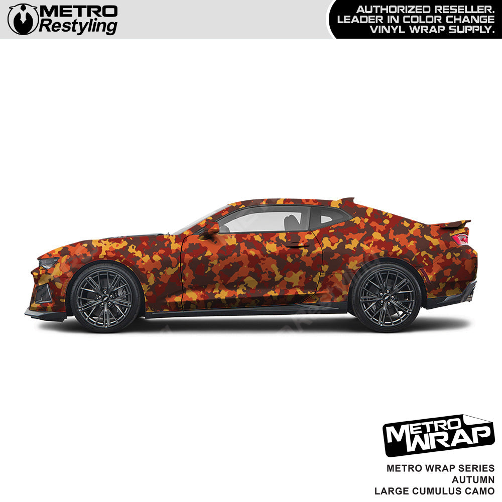 Metro Wrap Large Cumulus Autumn Camouflage Vinyl Film