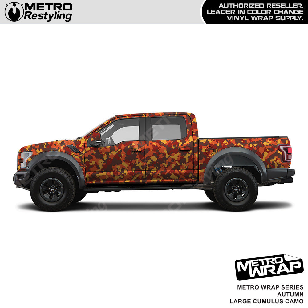 Metro Wrap Large Cumulus Autumn Camouflage Vinyl Film