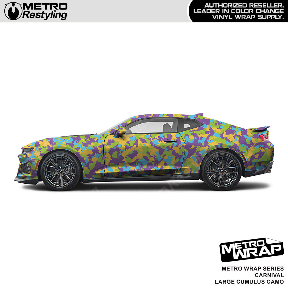Metro Wrap Large Cumulus Carnival Camouflage Vinyl Film