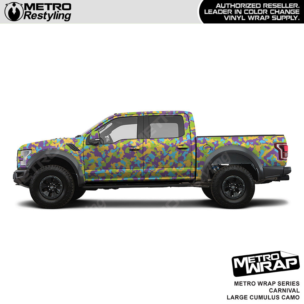 Metro Wrap Large Cumulus Carnival Camouflage Vinyl Film