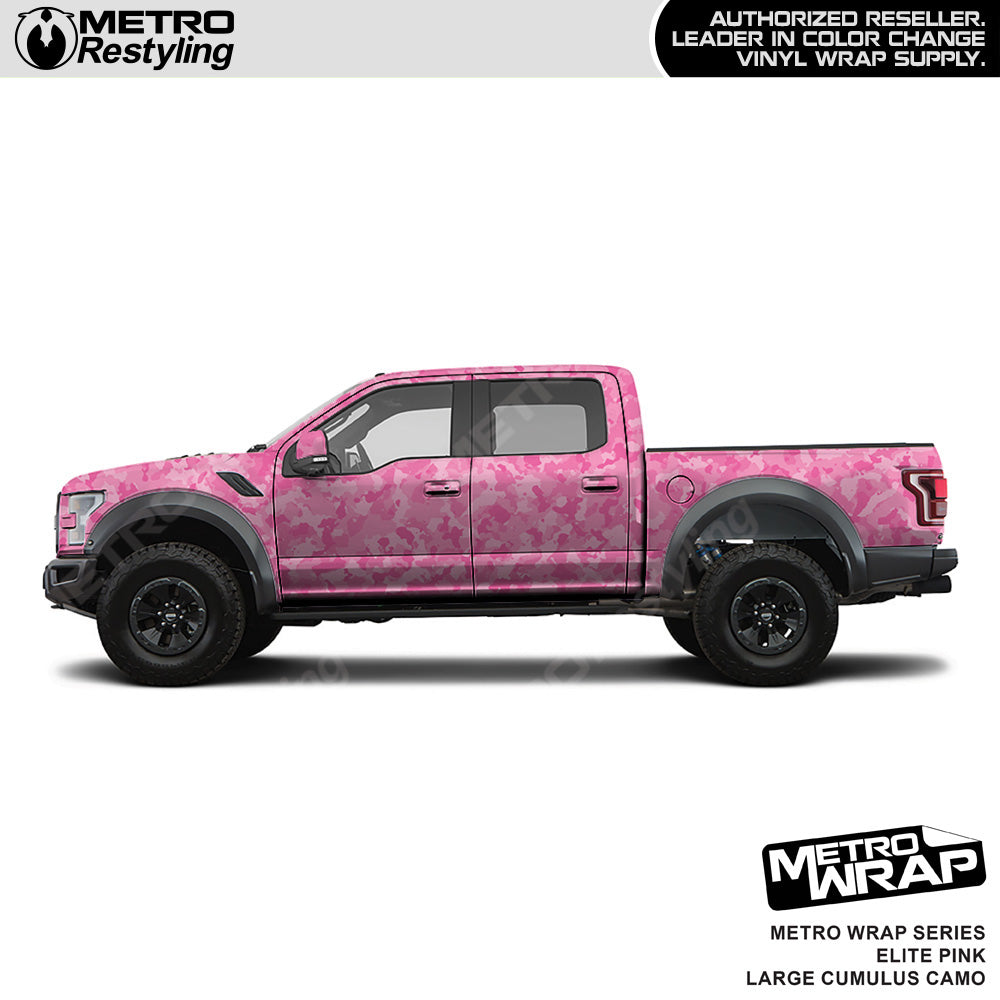 Metro Wrap Large Cumulus Elite Pink Camouflage Vinyl Film