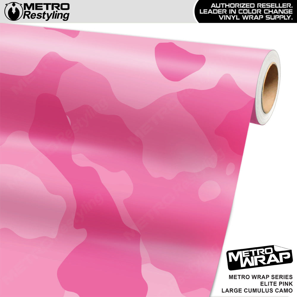 Metro Wrap Large Cumulus Elite Pink Camouflage Vinyl Film
