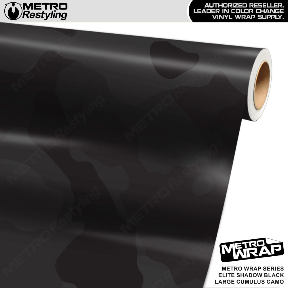 Metro Wrap Large Cumulus Elite Shadow Black Camouflage Vinyl Film
