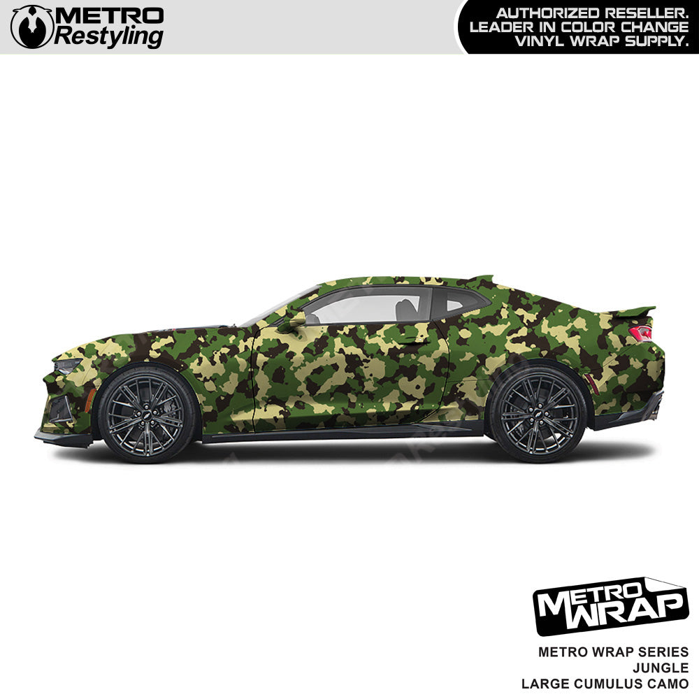 Metro Wrap Large Cumulus Jungle Camouflage Vinyl Film
