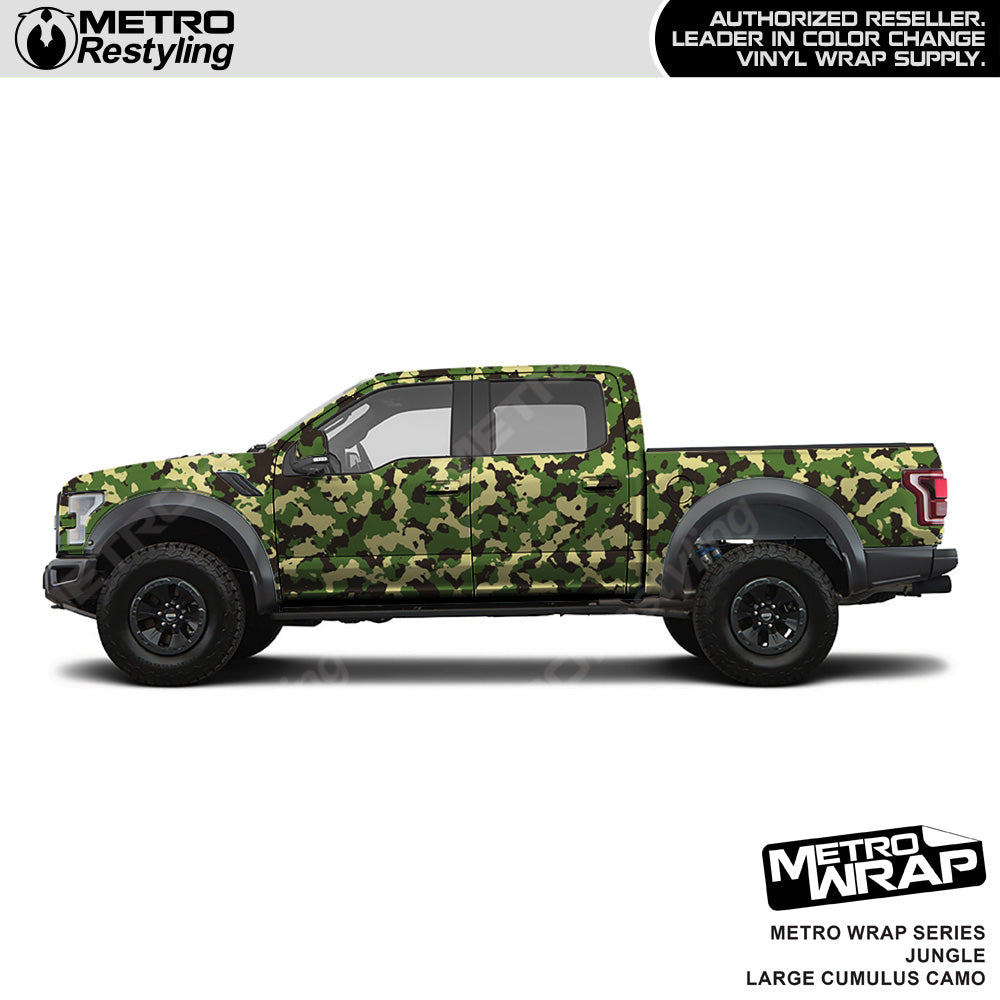 Metro Wrap Large Cumulus Jungle Camouflage Vinyl Film