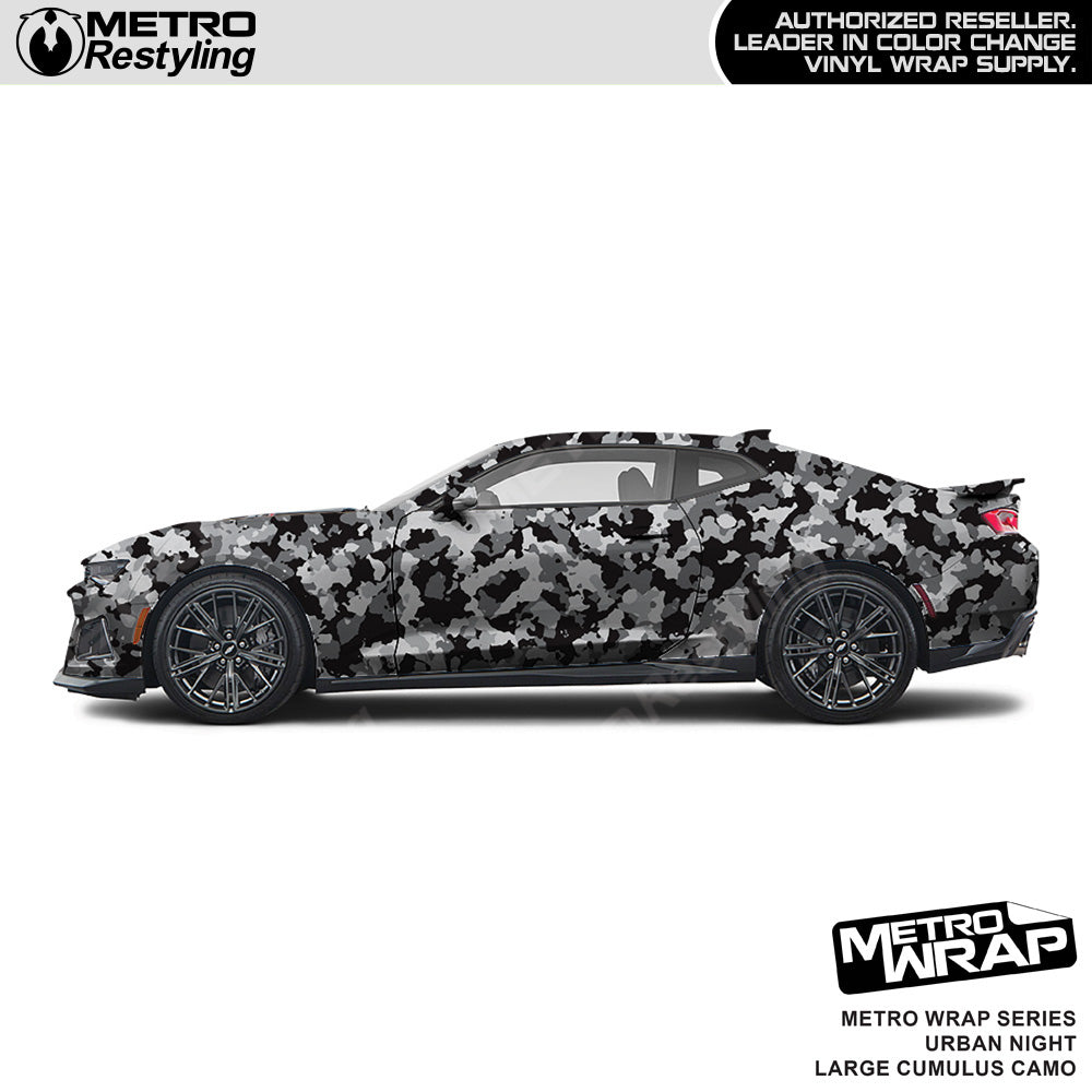 Metro Wrap Large Cumulus Urban Night Camouflage Vinyl Film