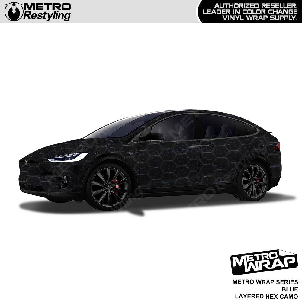 Metro Wrap Hex Electric Yellow Camouflage Vinyl Film