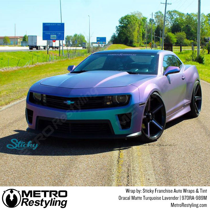 Turquoise Lavender Vinyl Wrap