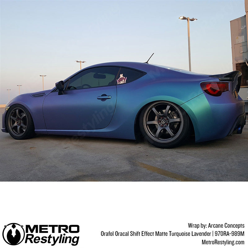 Turquoise Matte Car Wrap