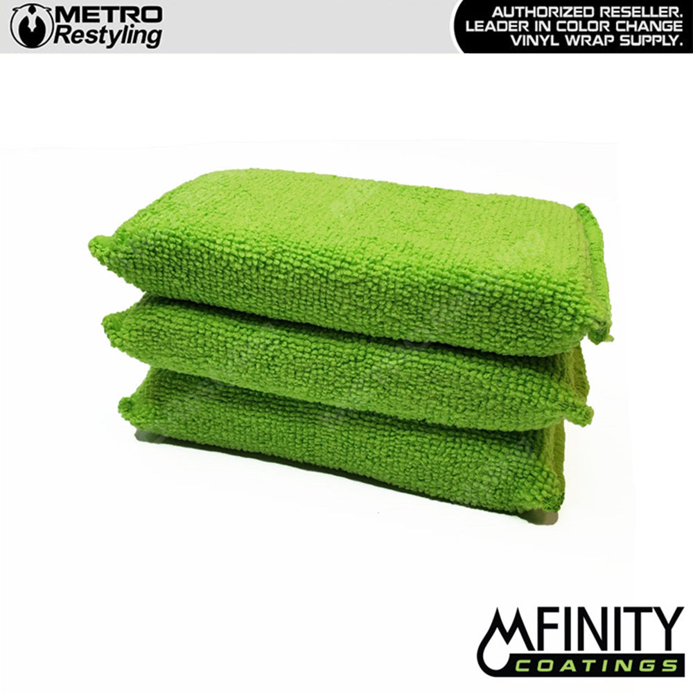 MFinity Pro Microfiber Ceramic Coating Applicator 3pk