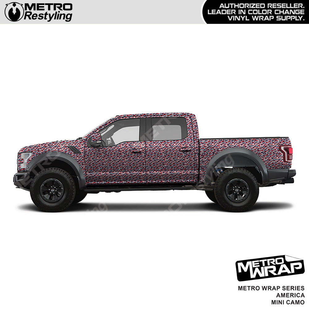 Metro Wrap Mini Classic America Camouflage Vinyl Film