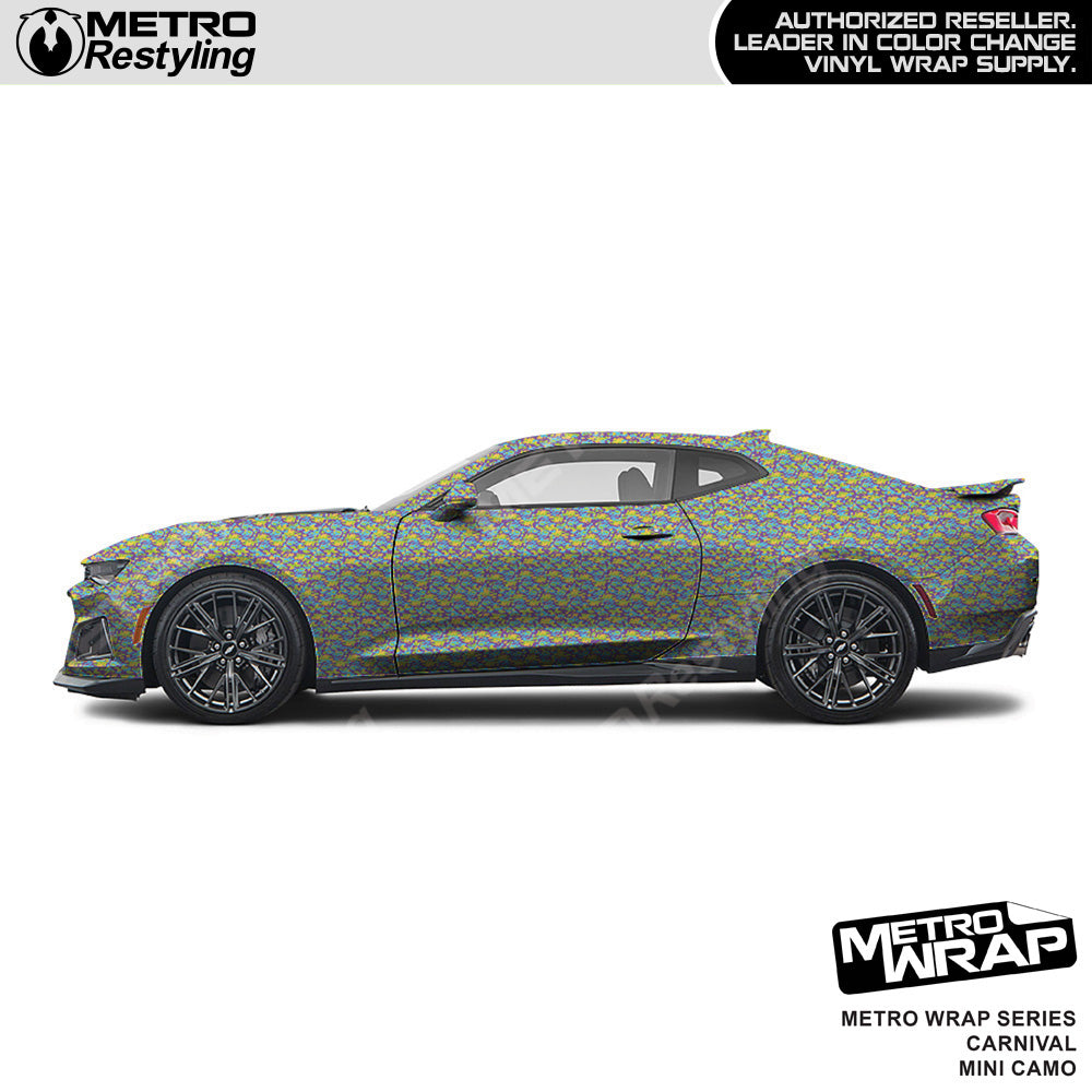Metro Wrap Mini Classic Carnival Camouflage Vinyl Film