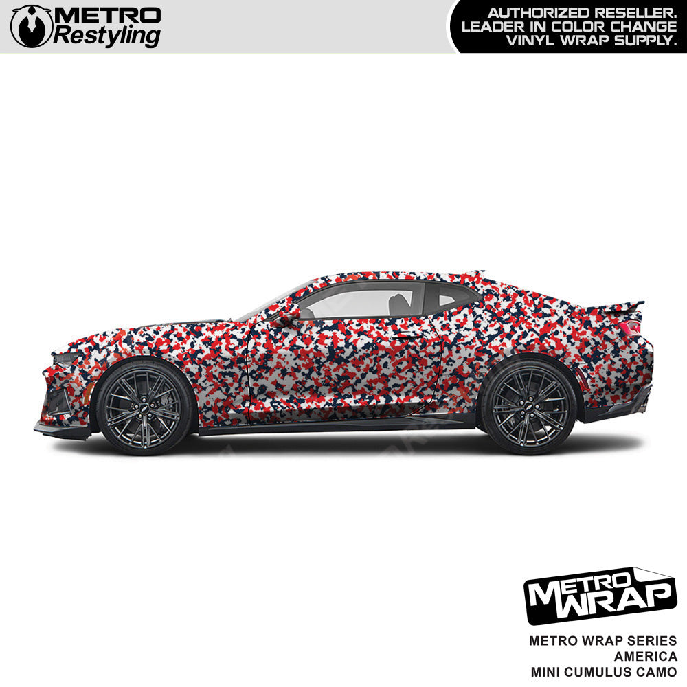 Metro Wrap Mini Cumulus America Camouflage Vinyl Film