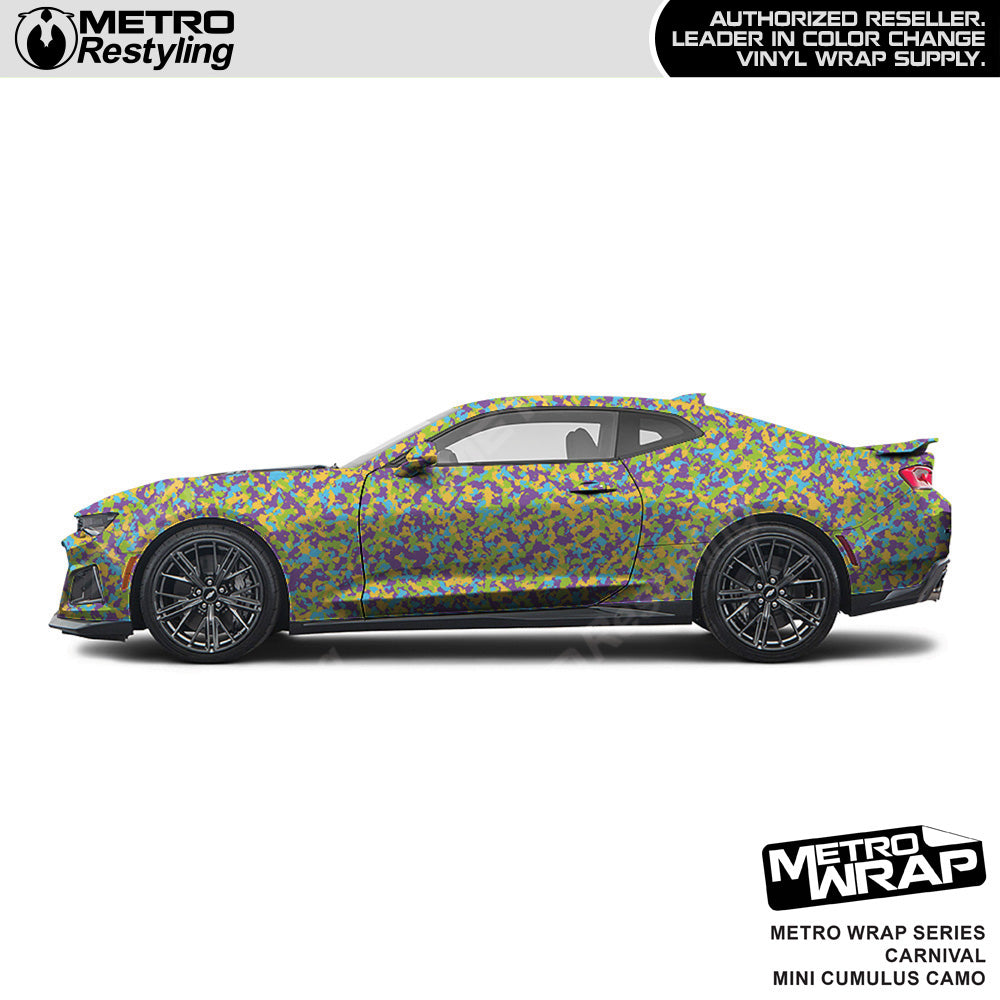 Metro Wrap Mini Cumulus Carnival Camouflage Vinyl Film