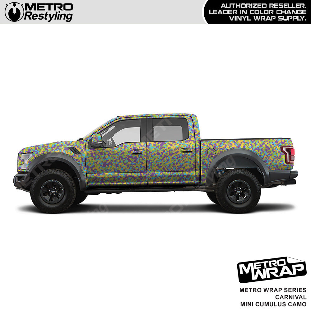 Metro Wrap Mini Cumulus Carnival Camouflage Vinyl Film