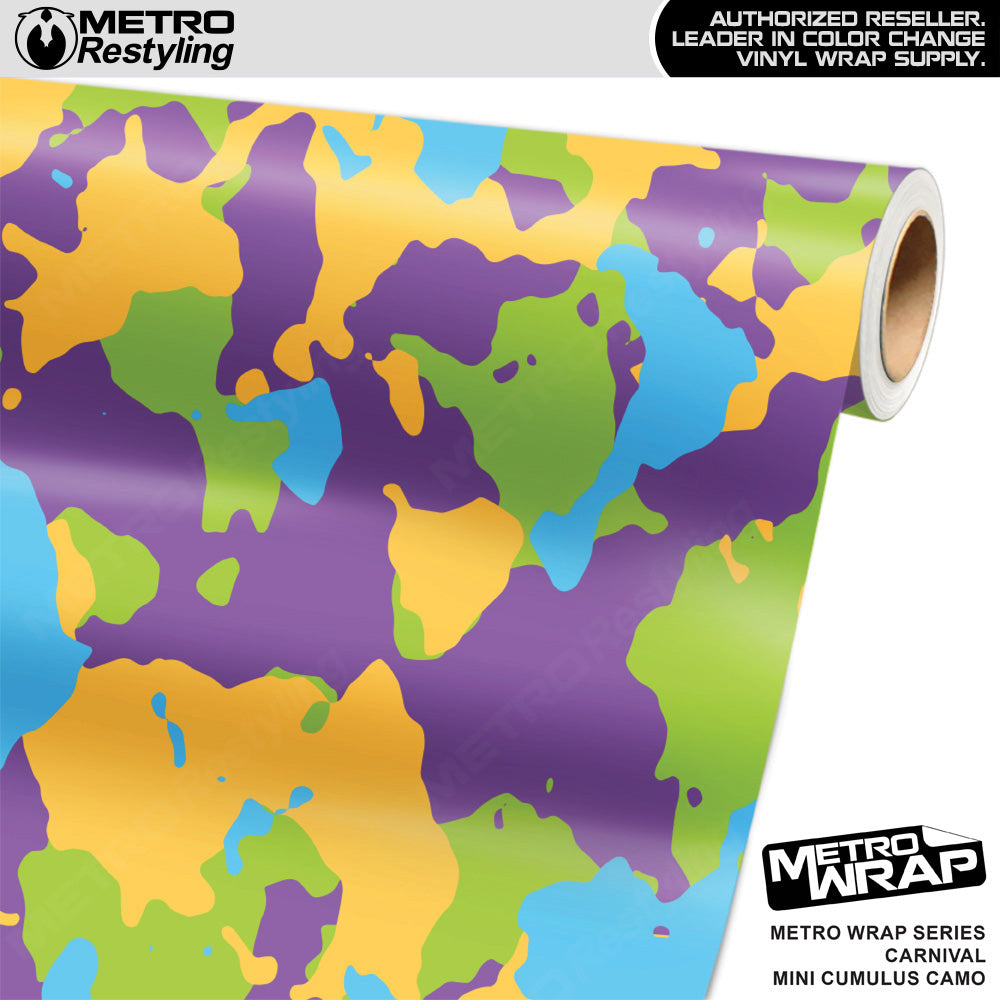Metro Wrap Mini Cumulus Carnival Camouflage Vinyl Film