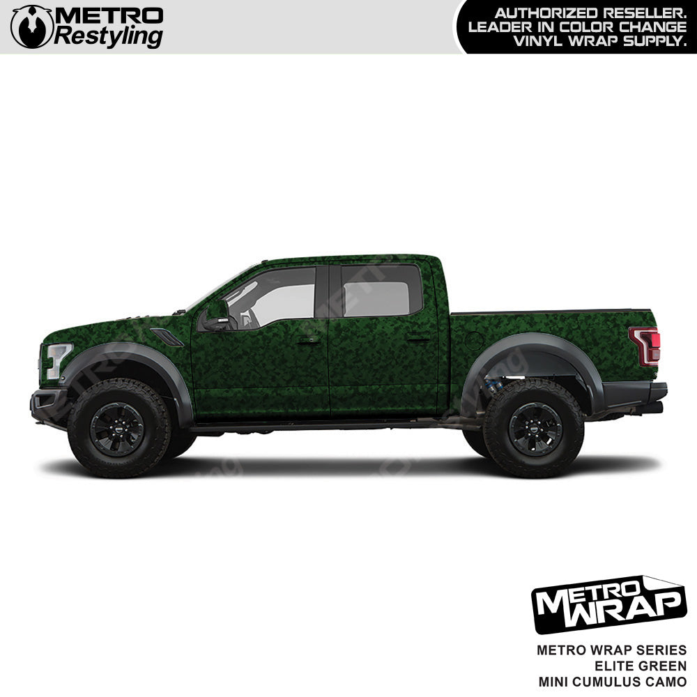 Metro Wrap Mini Cumulus Elite Green Camouflage Vinyl Film