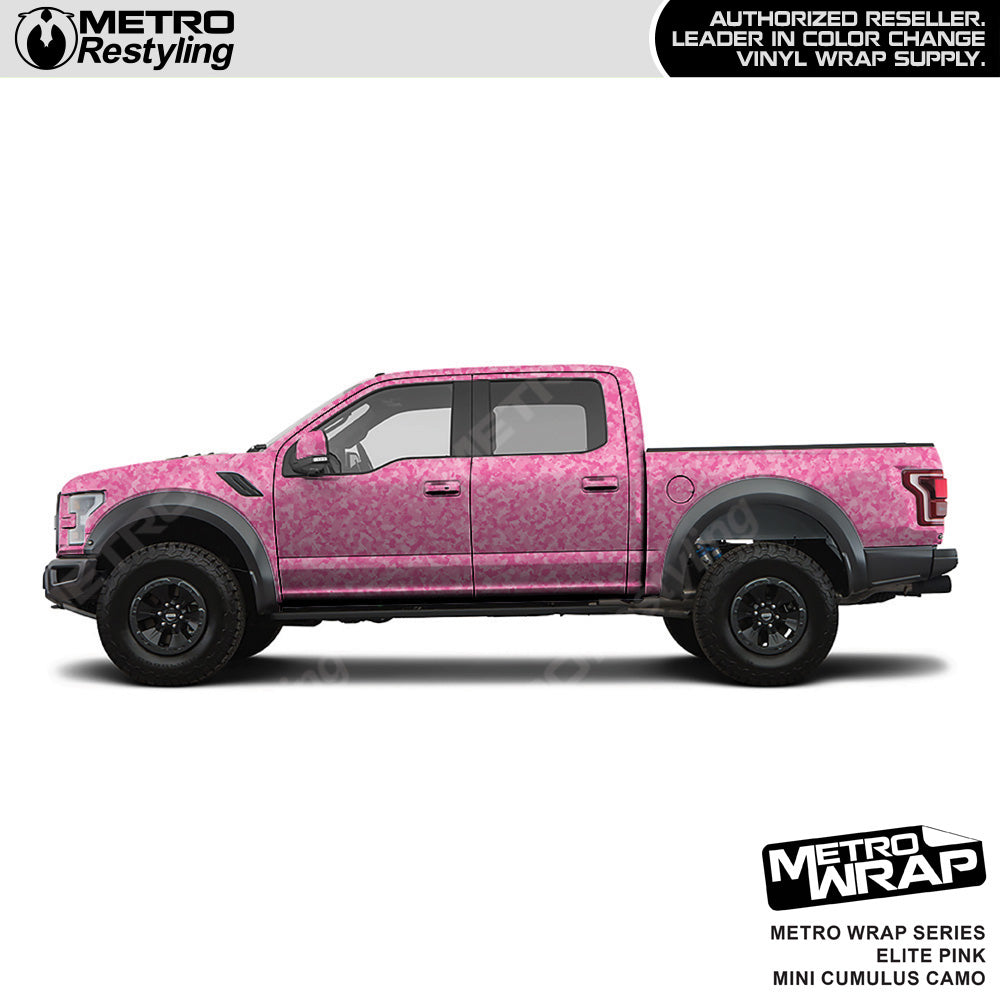 Metro Wrap Mini Cumulus Elite Pink Camouflage Vinyl Film