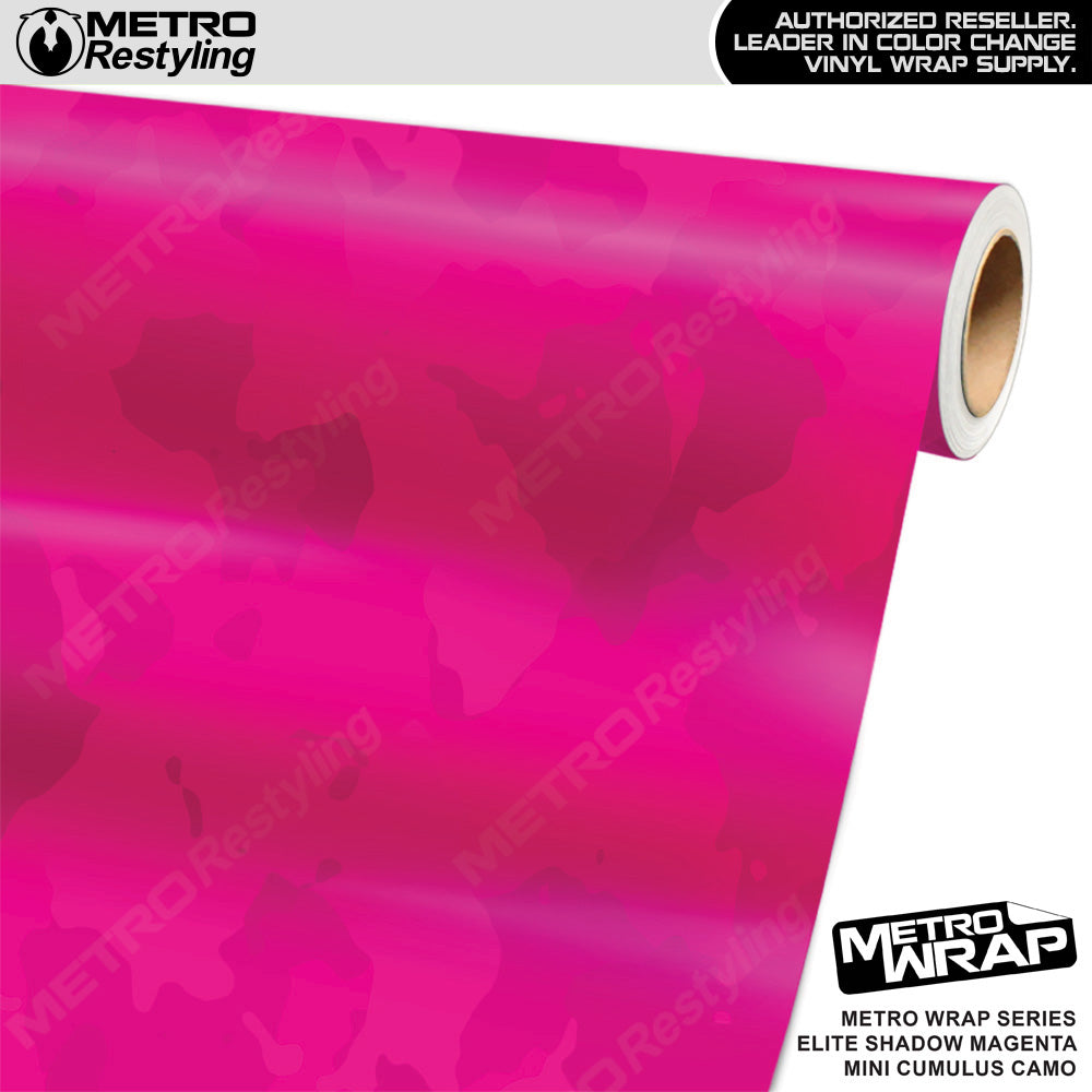 Metro Wrap Mini Cumulus Elite Shadow Magenta Camouflage Vinyl Film