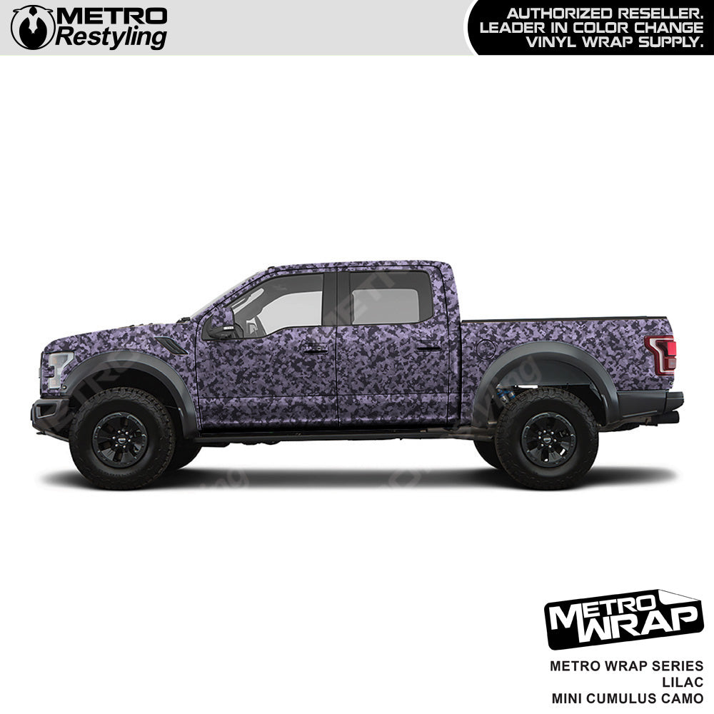 Metro Wrap Mini Cumulus Lilac Camouflage Vinyl Film