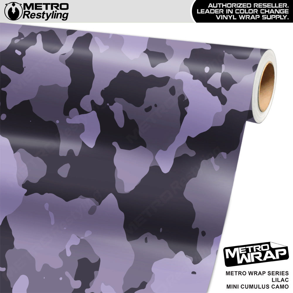 Metro Wrap Mini Cumulus Lilac Camouflage Vinyl Film