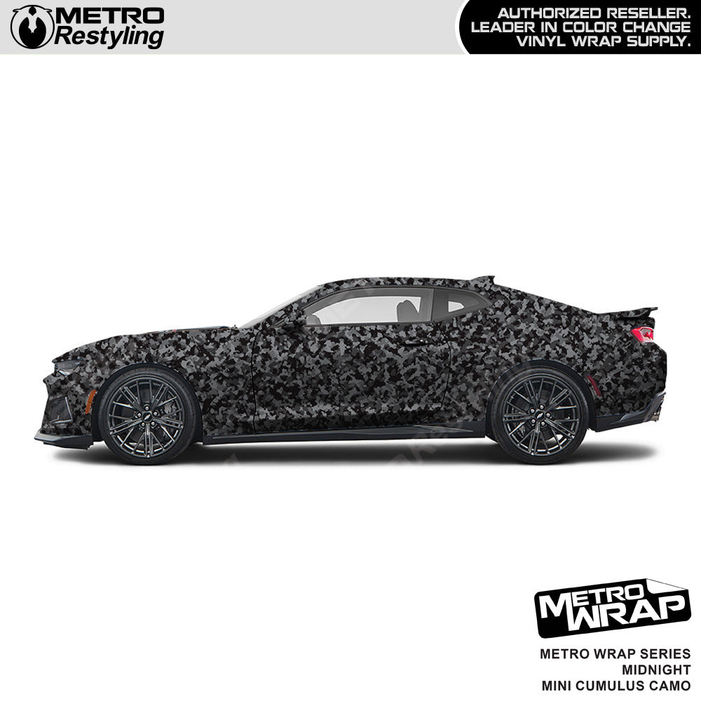 Metro Wrap Mini Cumulus Midnight Camouflage Vinyl Film