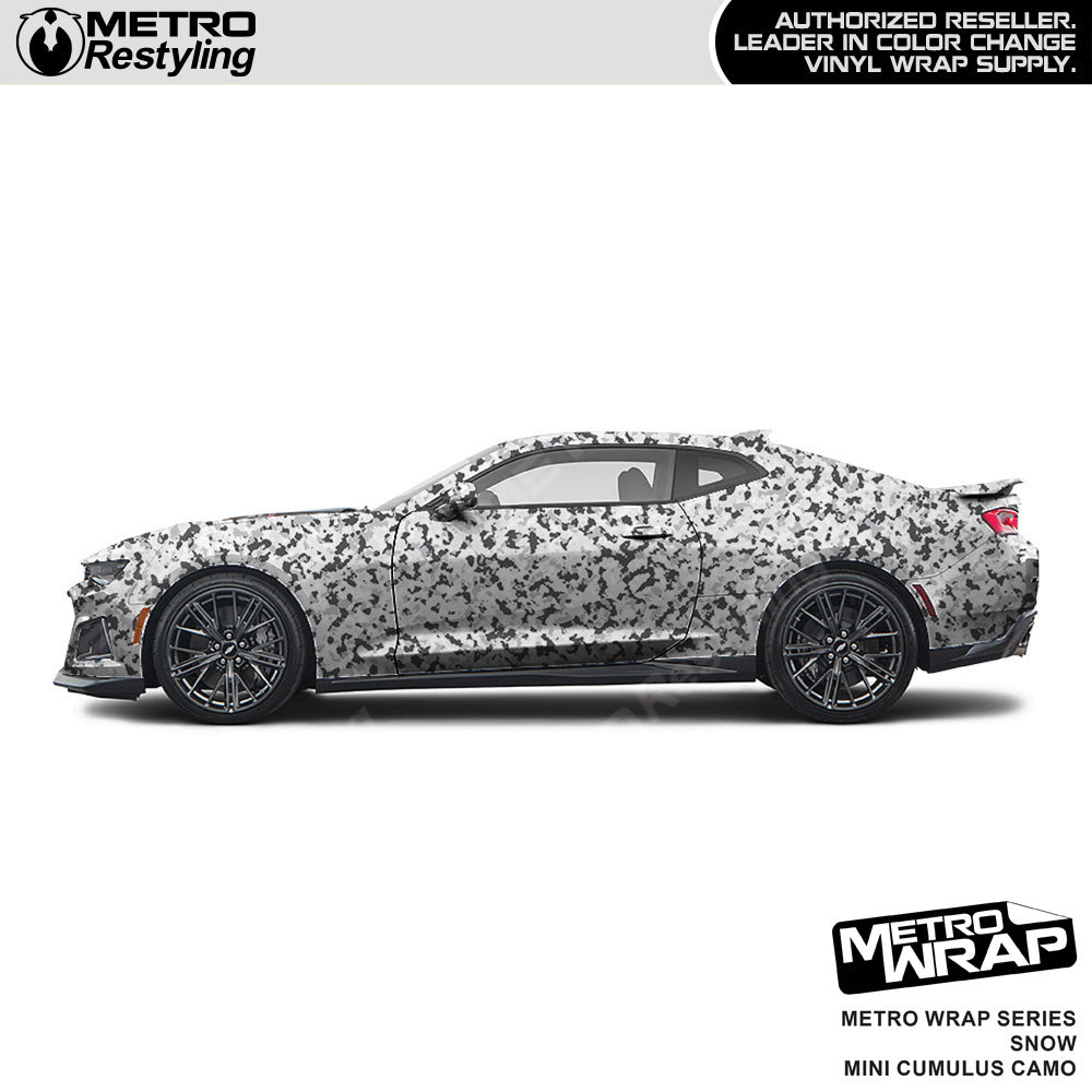Metro Wrap Mini Cumulus Snow Camouflage Vinyl Film