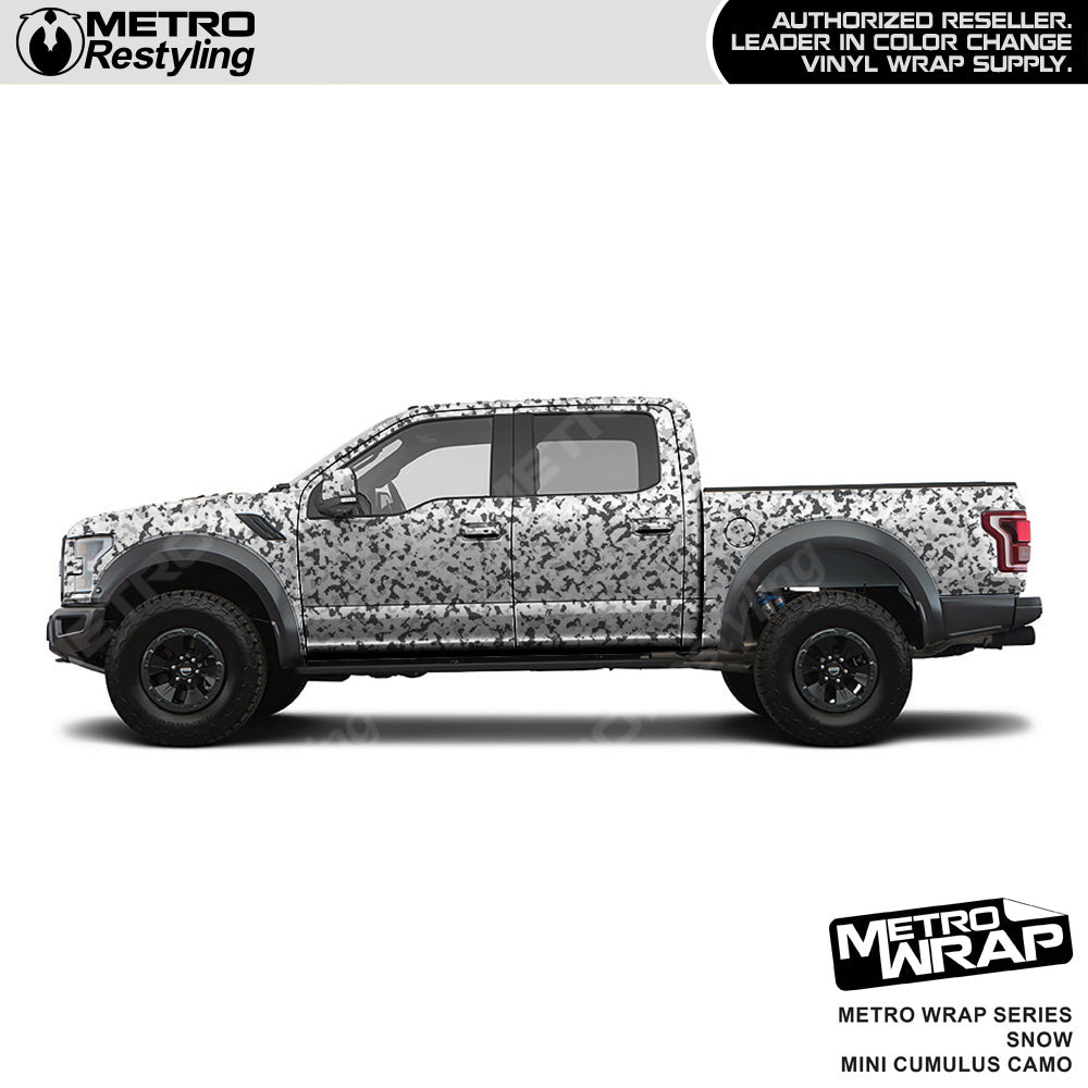Metro Wrap Mini Cumulus Snow Camouflage Vinyl Film