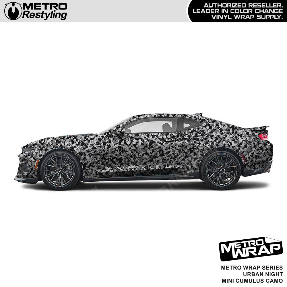 Metro Wrap Mini Cumulus Urban Night Camouflage Vinyl Film